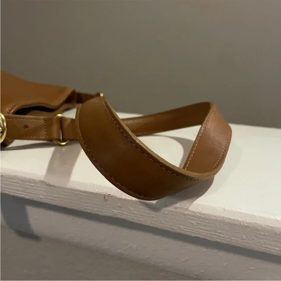 Vintage Coach Equestrian Crossbody Bag 9806 Brown Leather USA Made - Picture 4 of 13